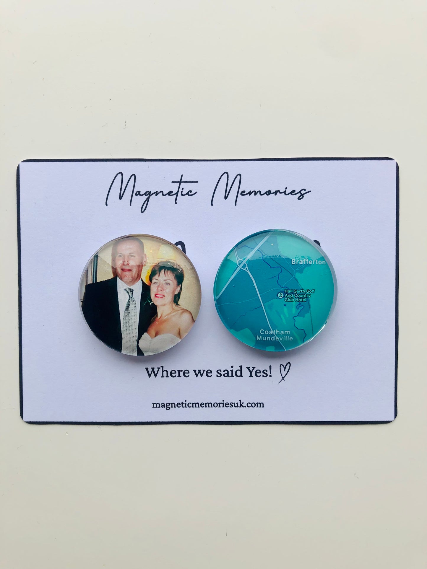 Glass Magnets (Set of 2)
